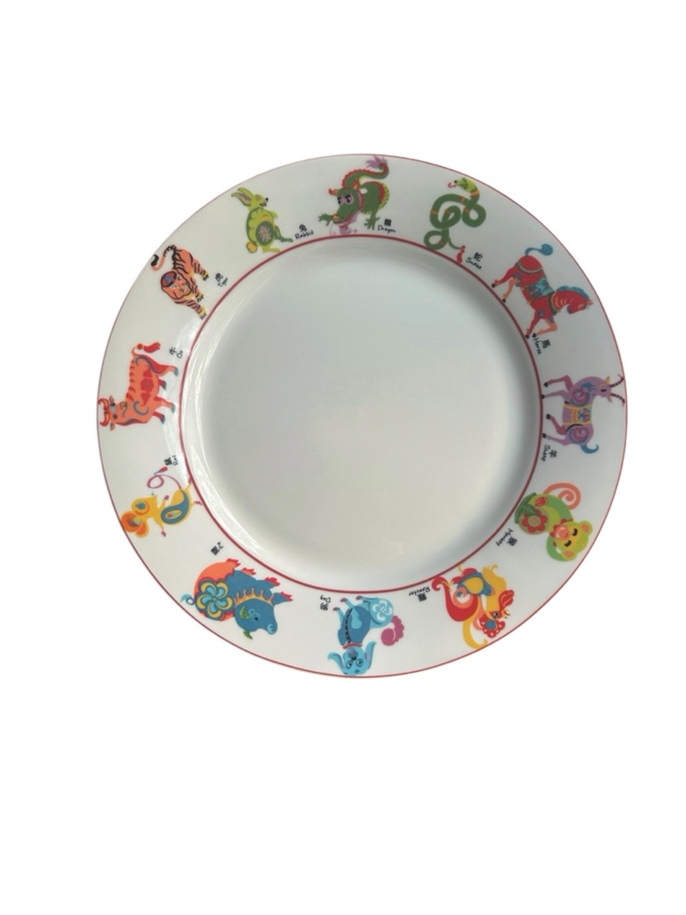 DISCONTINUED - Pier 1 Chinese Zodiac Salad Plates - 2 count